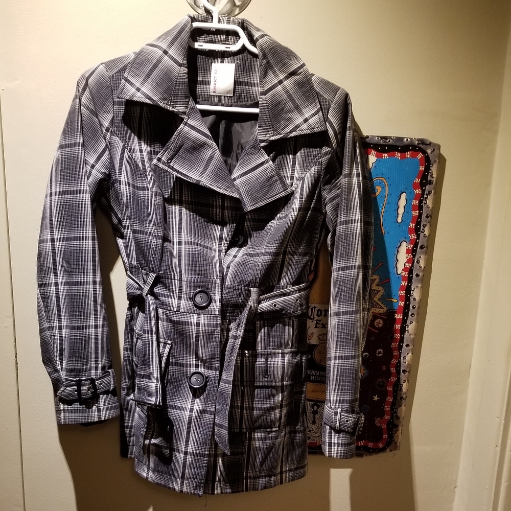 SMART SET Trench Coat (Size Small) - Picture 6 of 9
